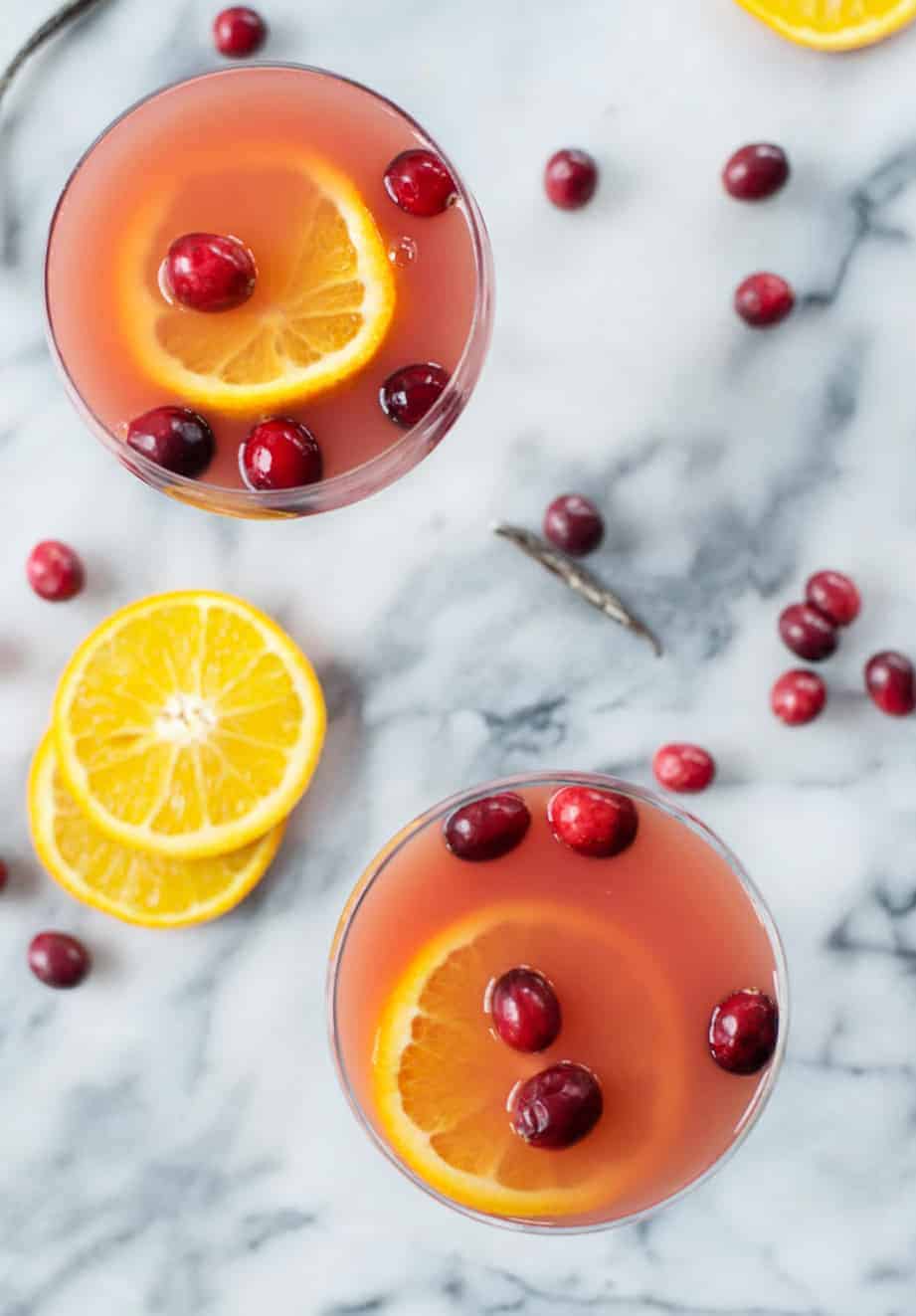 Cranberry Orange Champagne Punch 2 Cranberry Orange Champagne Punch! The Gorgeous Punch Is A Must For Your Holiday Table. Refreshing, Sparkling And Festive! | Www.delishknowledge.com