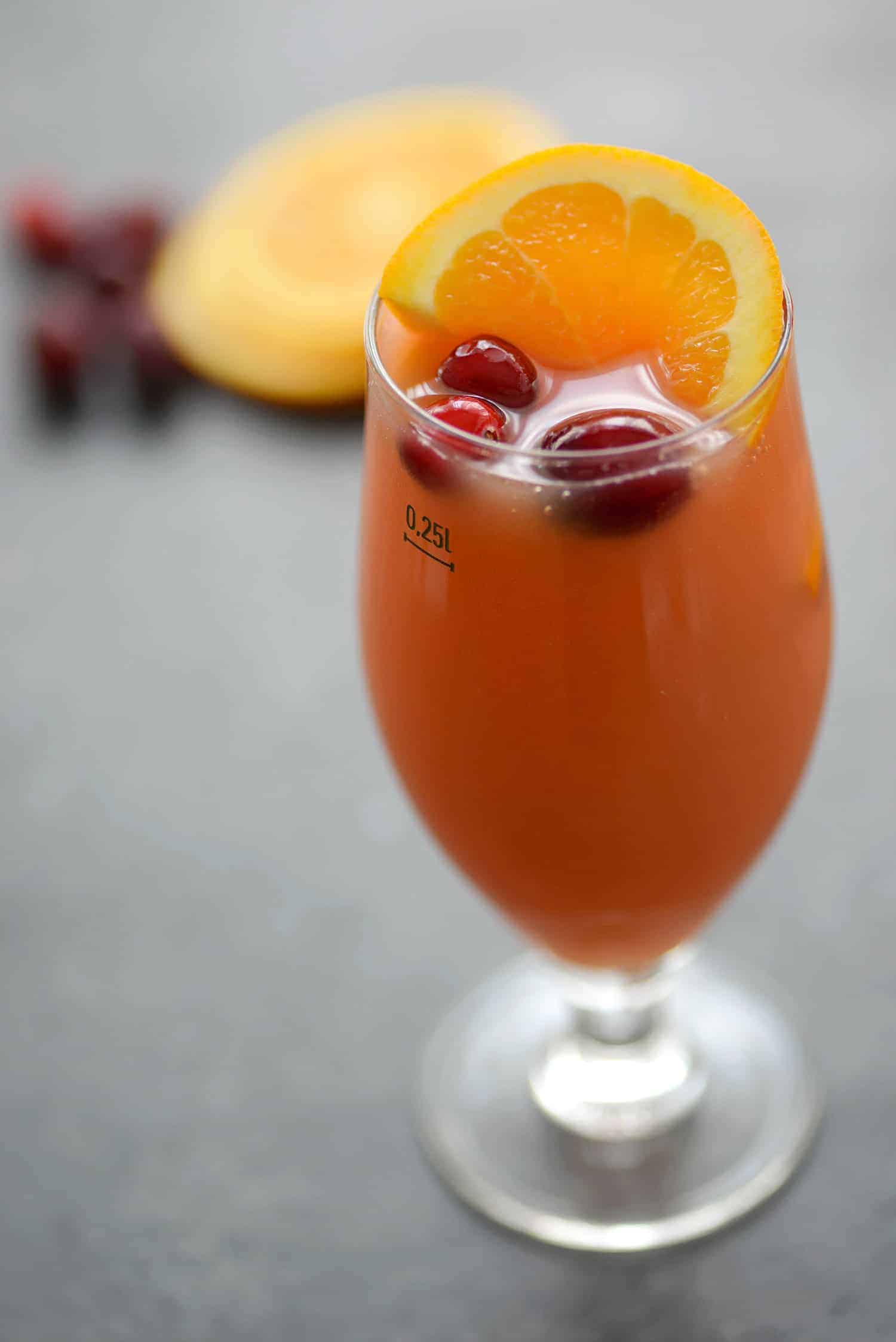 Cranberry Orange Beer Shandy 2 Cranberry Orange Beer Shandy! You'Ve Gotta Try This Three Ingredient Cocktail, Perfect For Holiday And Christmas Entertaining. Refreshing, Delicious And Can Easily Be Made Into Pitchers For Parties. | Www.delishknowledge.com