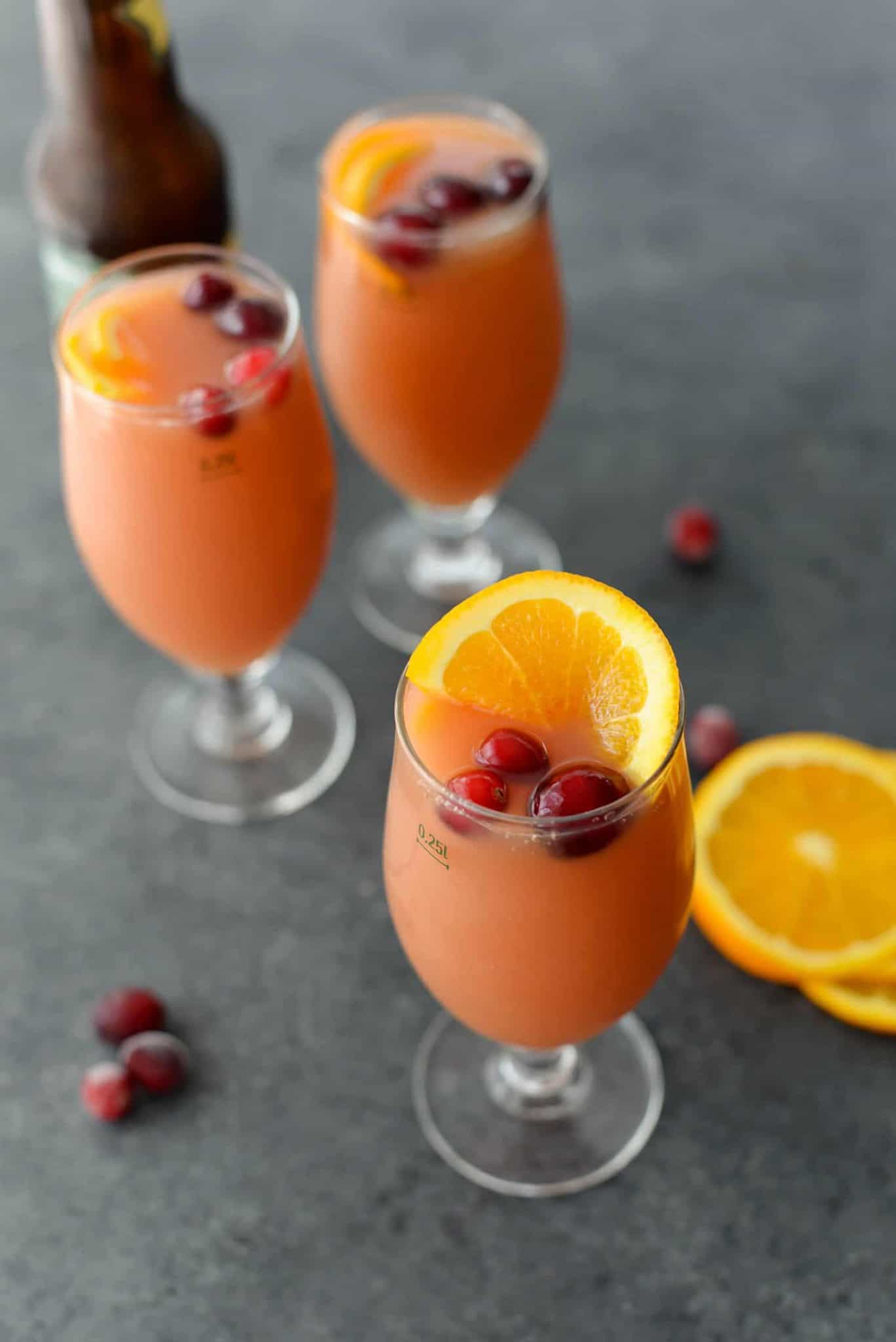 Cranberry Orange Beer Shandy Delish Knowledge