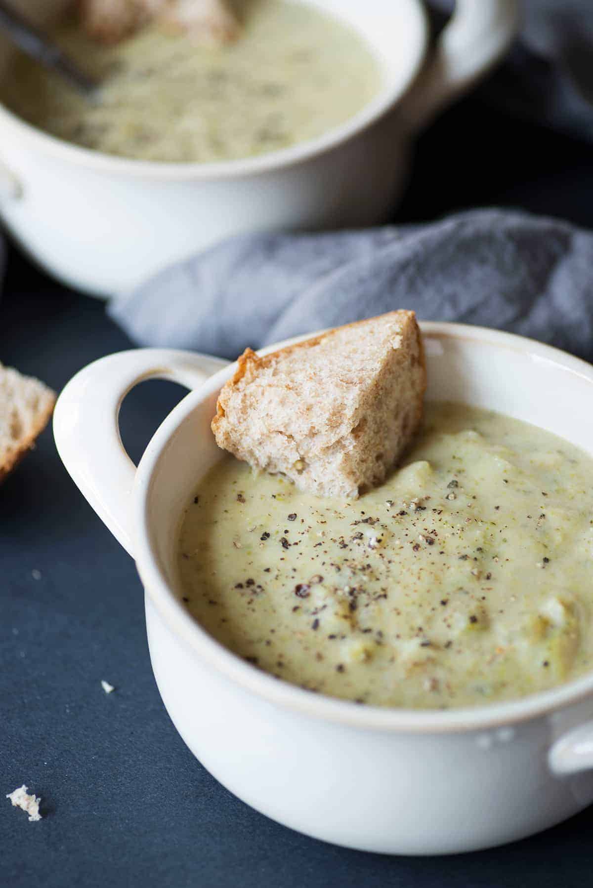 Cream of Broccoli Soup Delish Knowledge