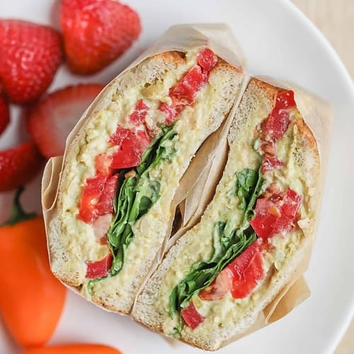 Curry Chickpea Salad Sandwiches 6 Curry Chickpea Salad Sandwich