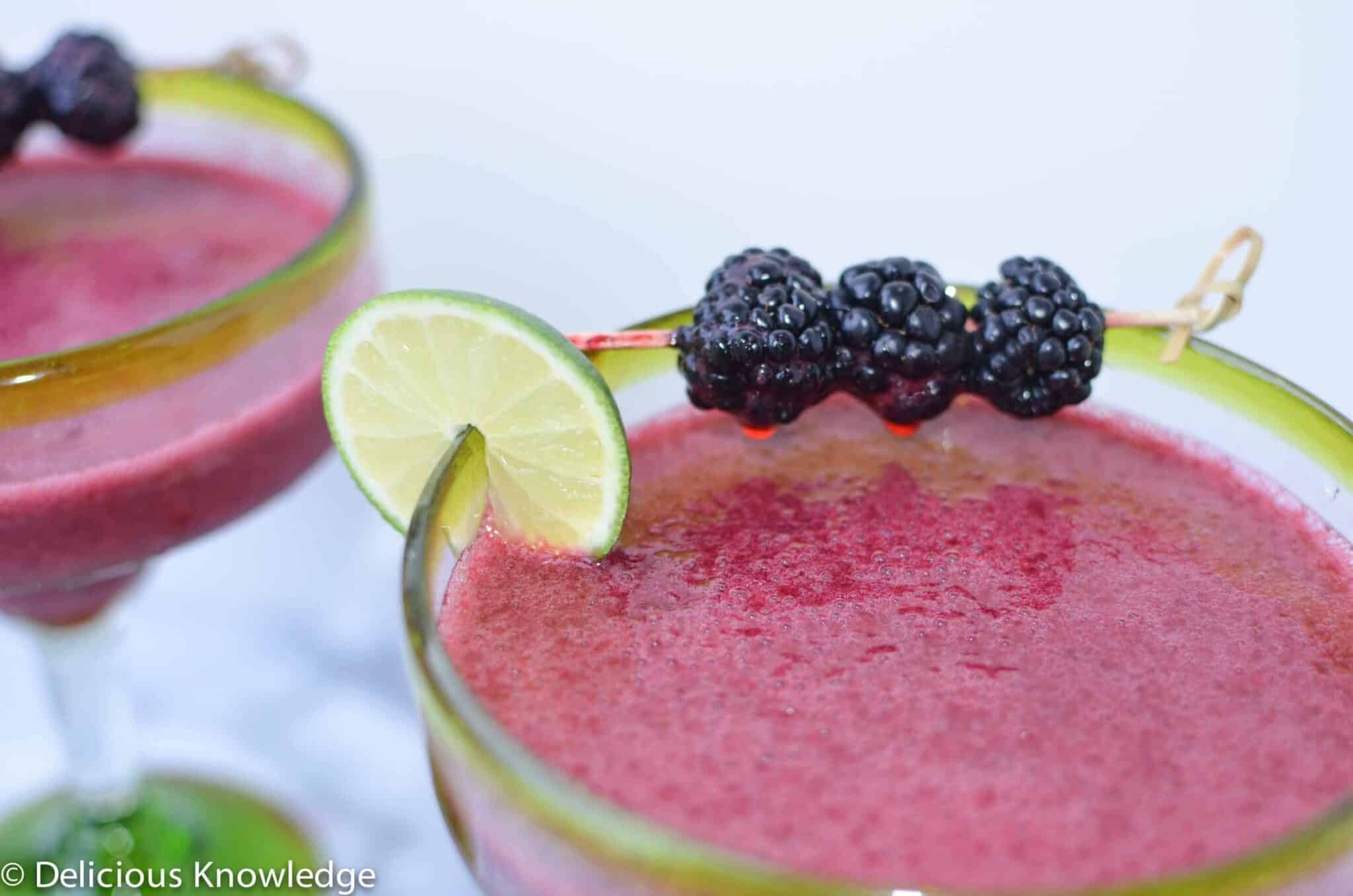 Fresh Blackberry Margaritas Recipe Delish Knowledge
