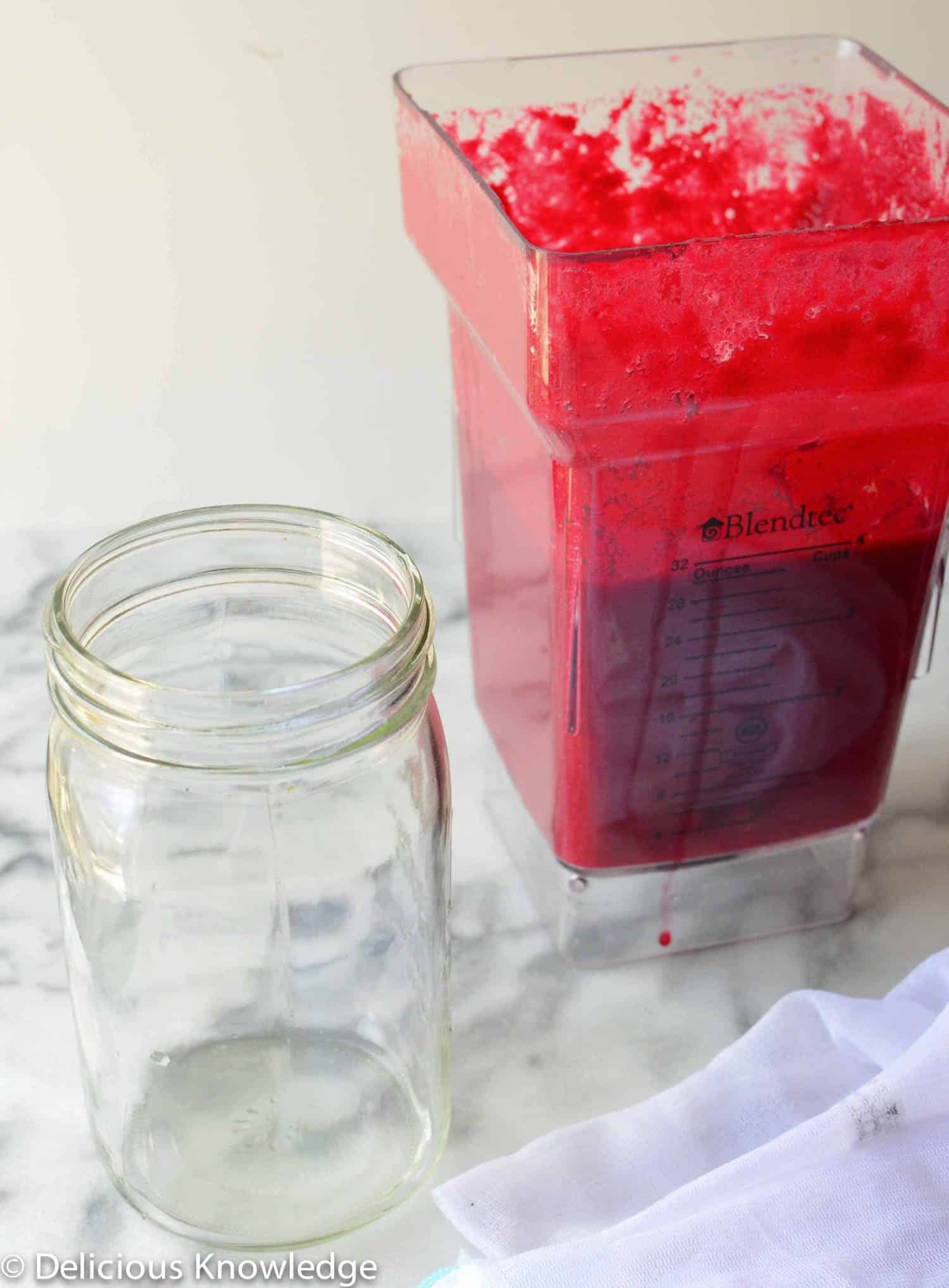 making juice without a juicer