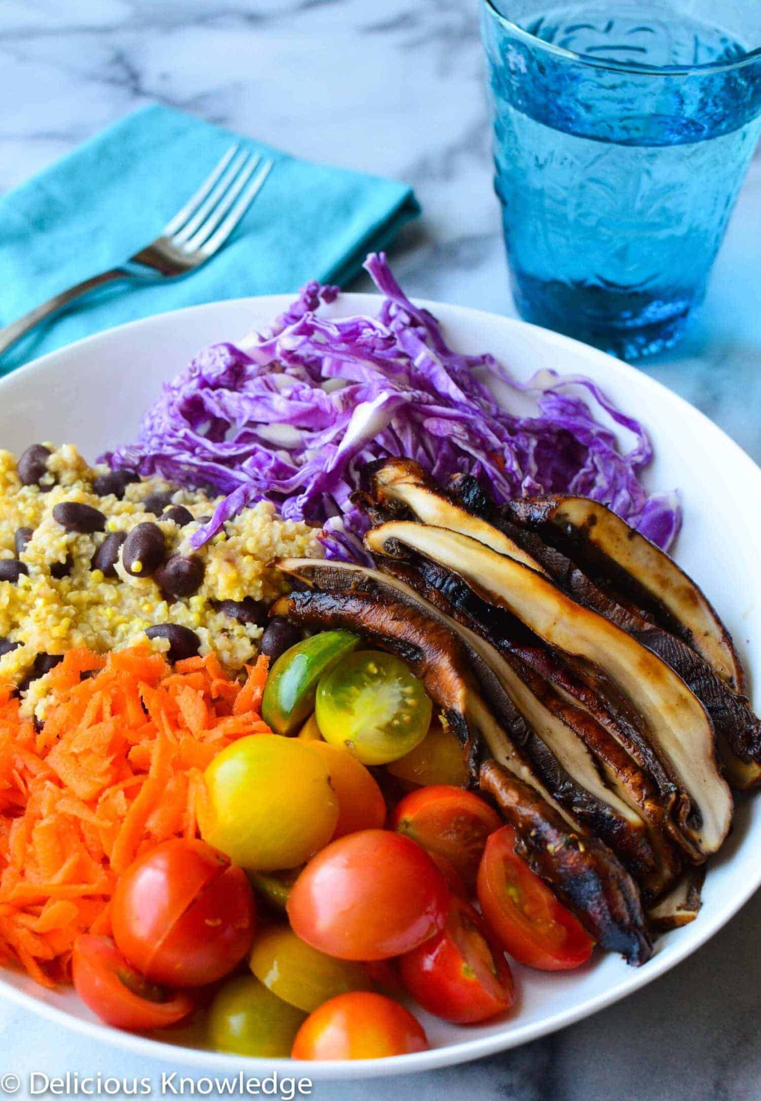 Rainbow Millet Salad