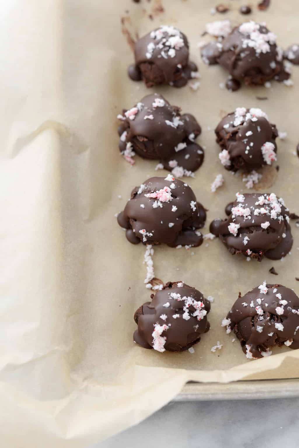 Dark Chocolate Peppermint Truffles Delish Knowledge
