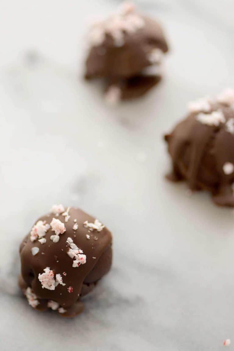 Dark Chocolate Peppermint Truffles Delish Knowledge