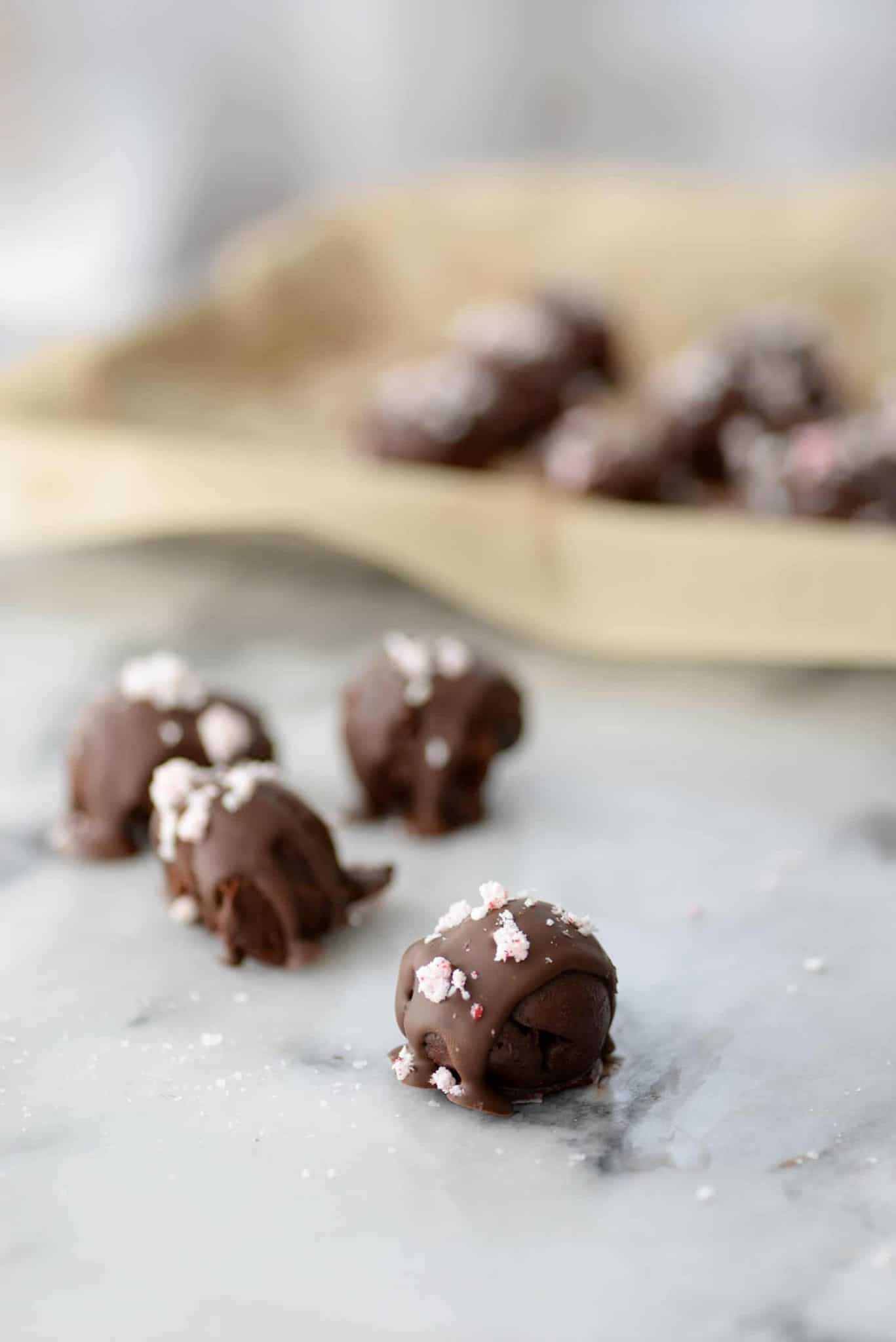 Dark Chocolate Peppermint Truffles Delish Knowledge