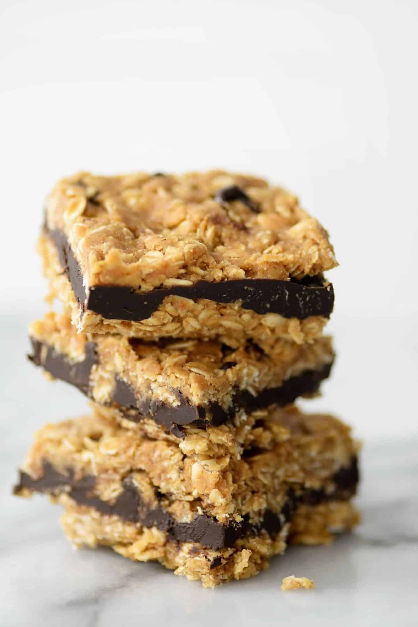 Dark Chocolate Almond Oatmeal Bars Delish Knowledge