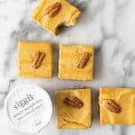 no-bake gluten-free pumpkin cheesecake bars