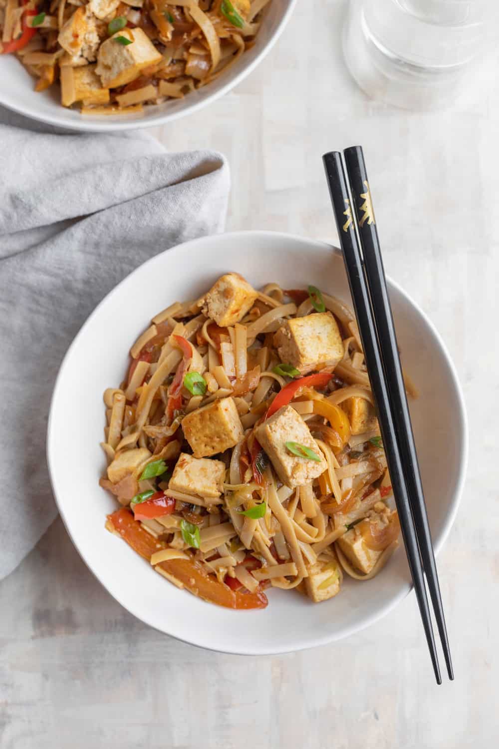 Drunken Noodles With Tofu