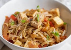 Easy Vegan Drunken Noodles