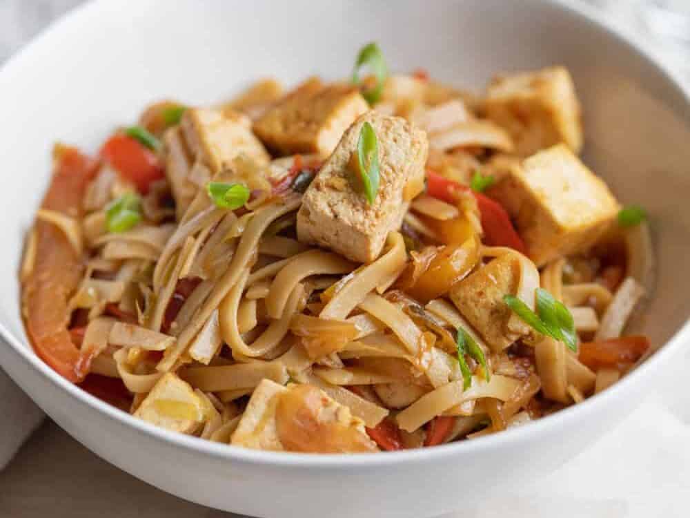 Easy Vegan Drunken Noodles