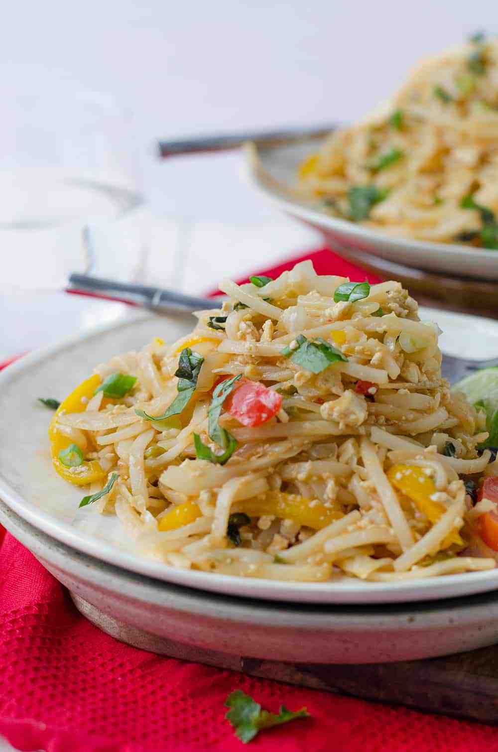 Easy Vegan Drunken Noodles