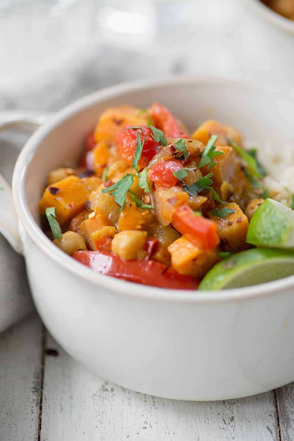 Vegan Yellow Curry With Vegetables 