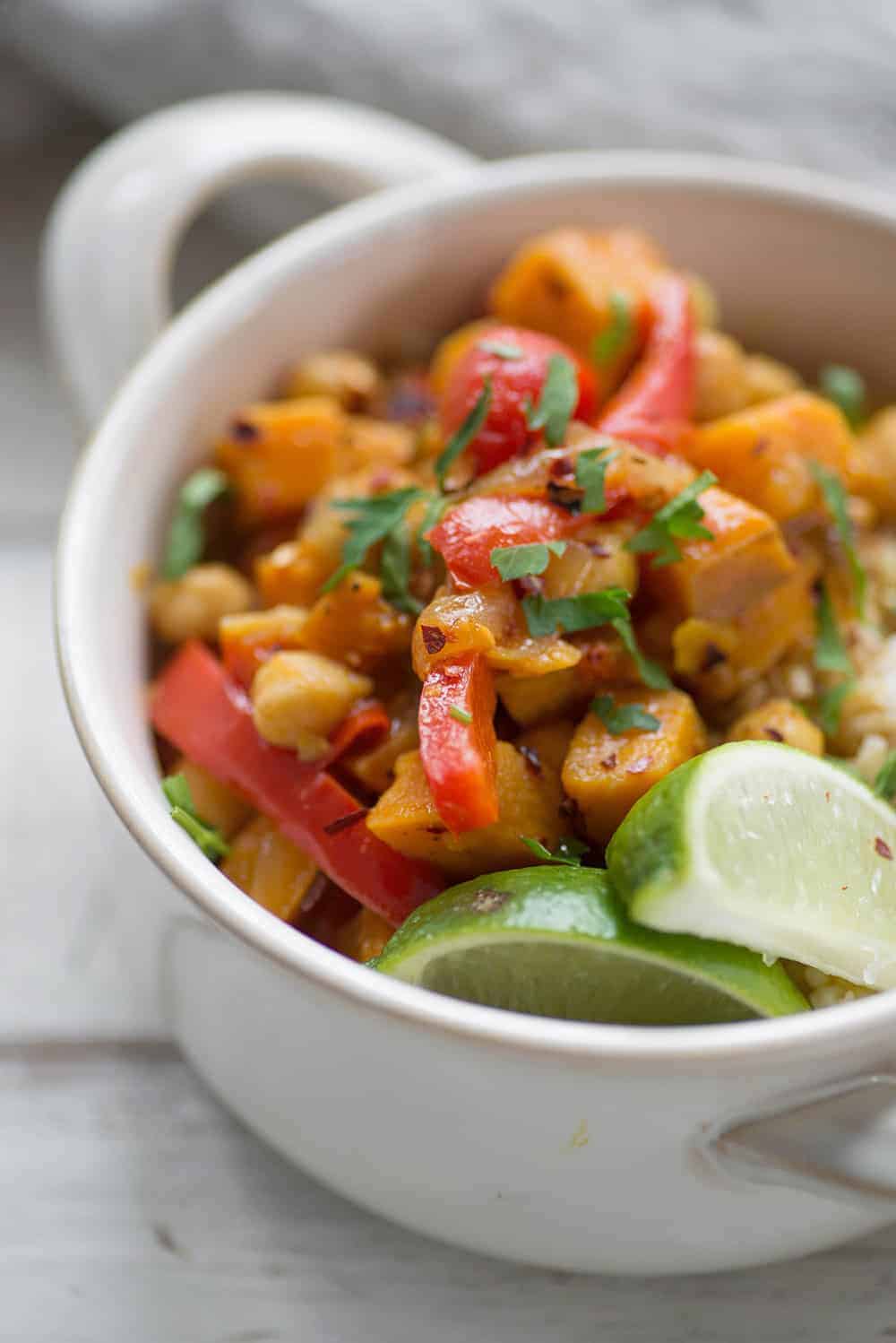 Sweet Potato Curry Bowls 