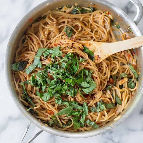 Easy Caprese Brie Pasta 9 Pan Of Caprese Pasta