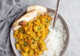 Curry with Vegetables and Chickpeas