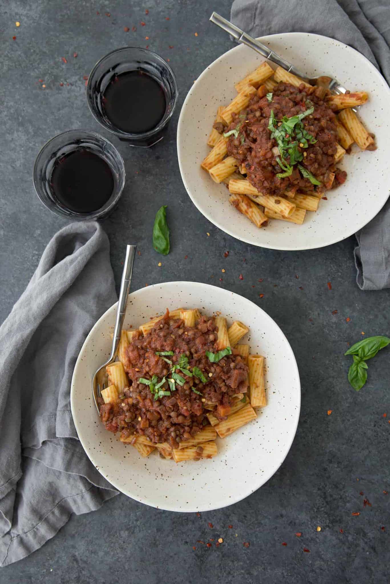 Eggplant Lentil Bolognese Delish Knowledge