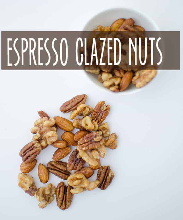 Perfect Hostess Gift And Healthy Snack! Espresso Glazed Mixed Nuts! Just A Handful Of Ingredients, Ready In 30 Minutes. #Vegan And #Glutenfree | Www.delishknowledge.com