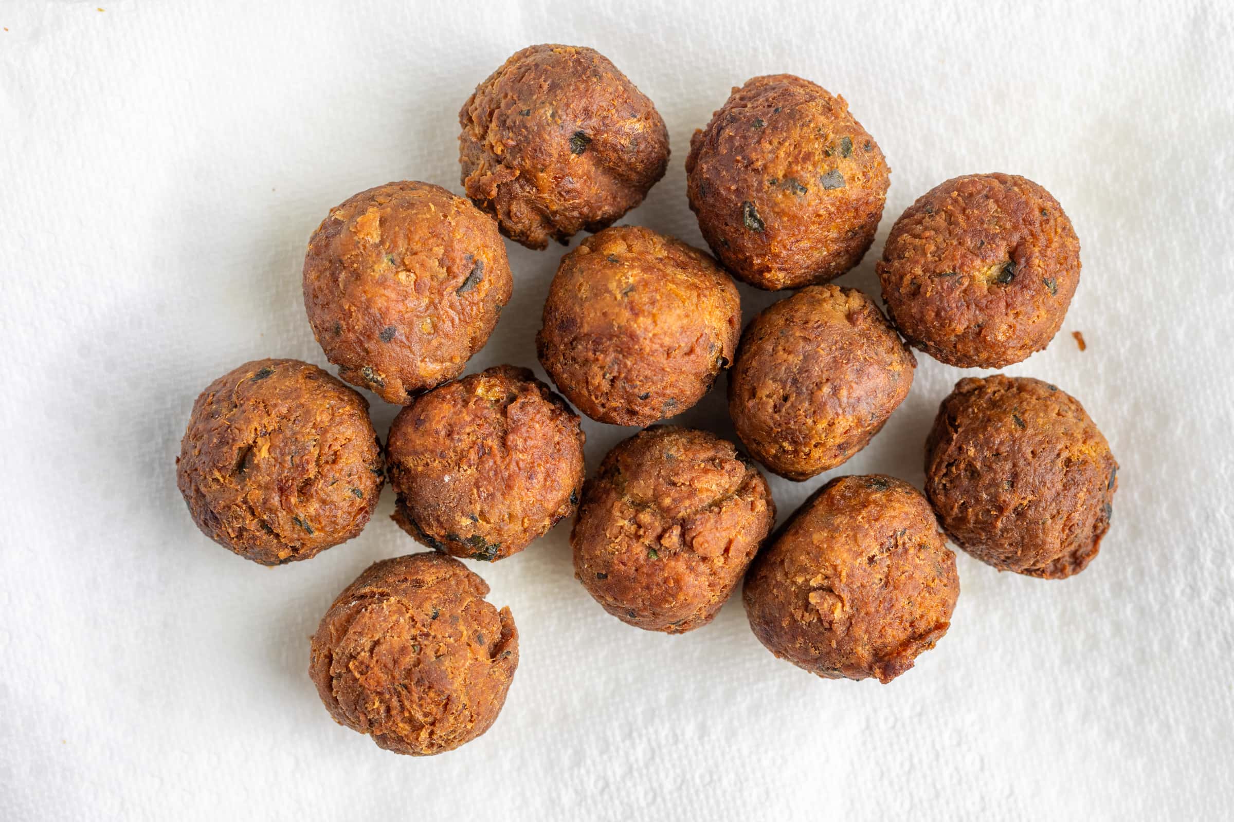 fried falafel balls