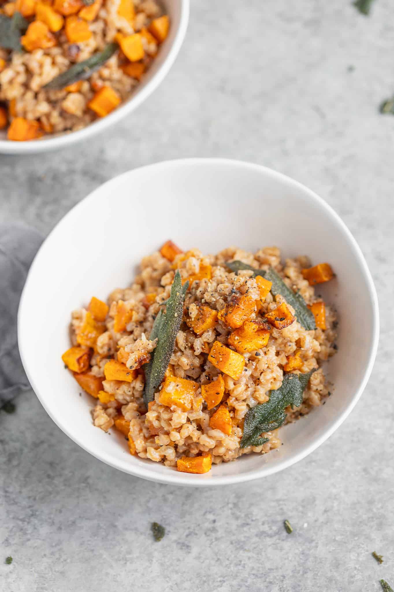Farro Risotto with Butternut Squash (Farrotto) - Delish Knowledge