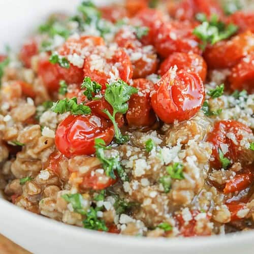 Farrotto with Confited Tomatoes 10 Farrotto Recipe