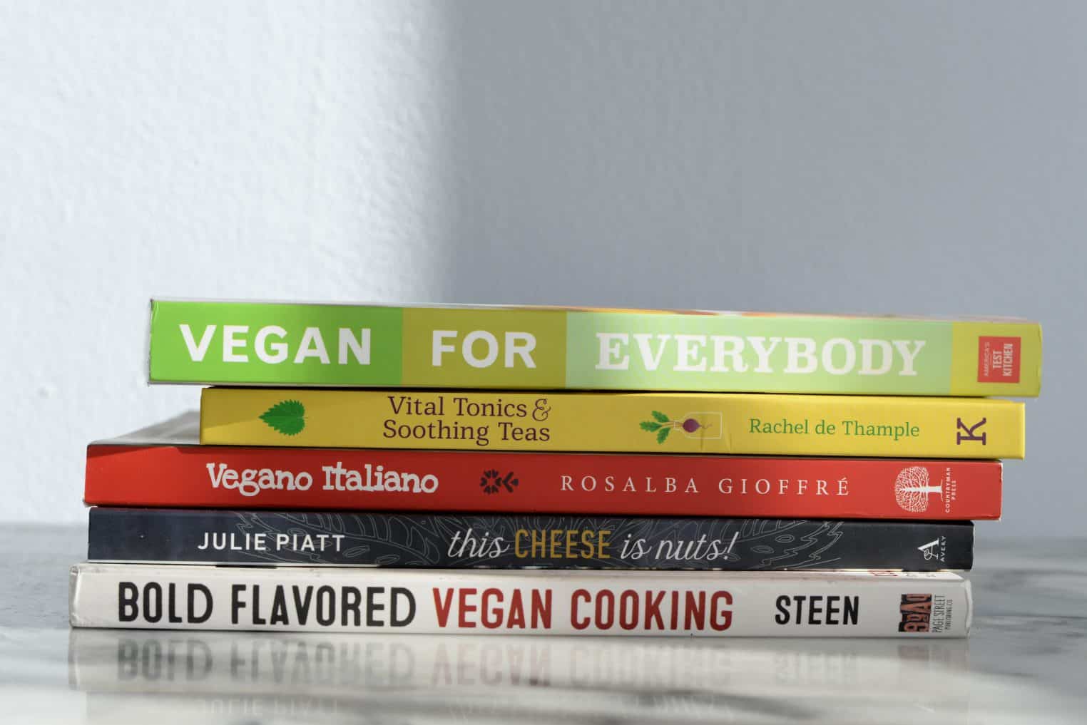 Favorite cookbooks of 2017! Mostly #vegan and #vegetarian selections.