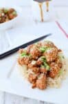 Healthier Chinese Food! General Tso'S Cauliflower, A Vegan, Gluten Free And Low Fat Alternative To Take Out. | Www.delishknowledge.com