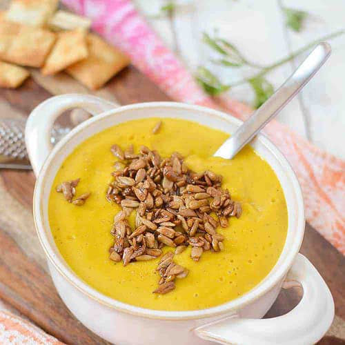 Ginger Apple Butternut Squash Soup 6 Ginger Apple Butternut Squash Vegan Soup