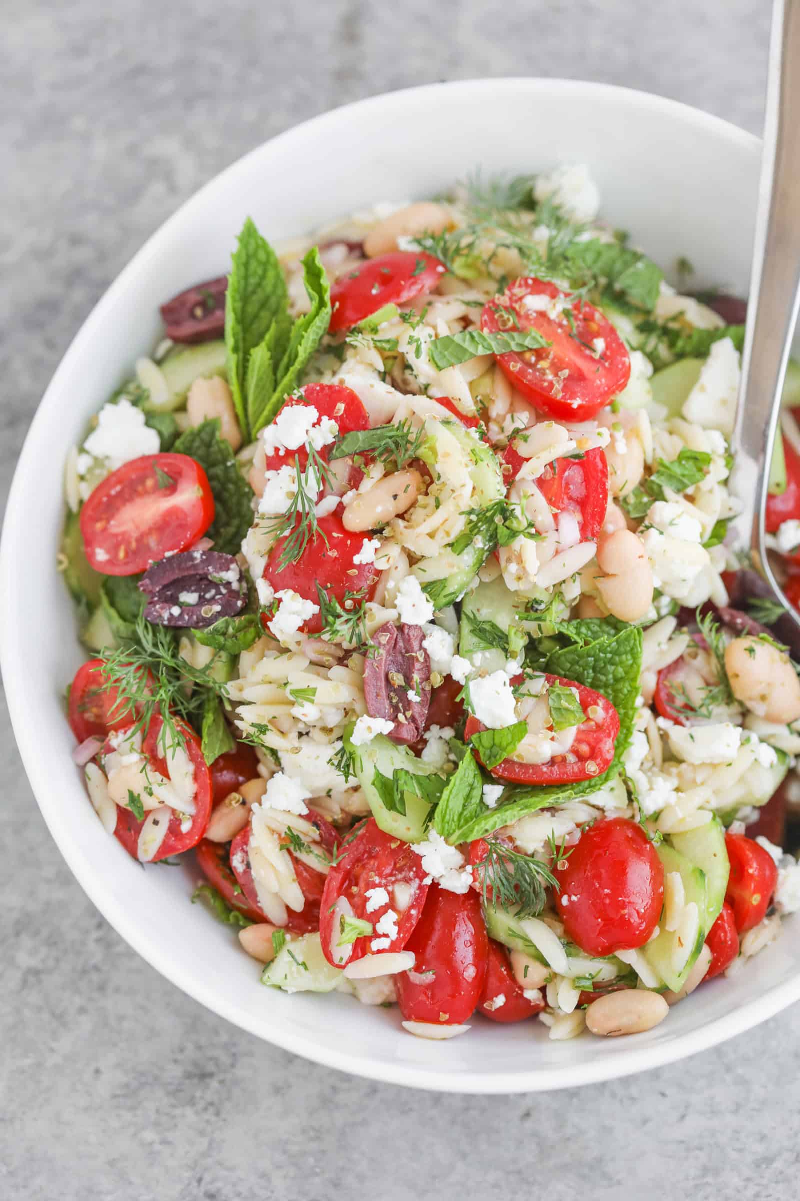 Greek Orzo Pasta Salad 11 Greek Orzo Pasta Salad With Tomatoes