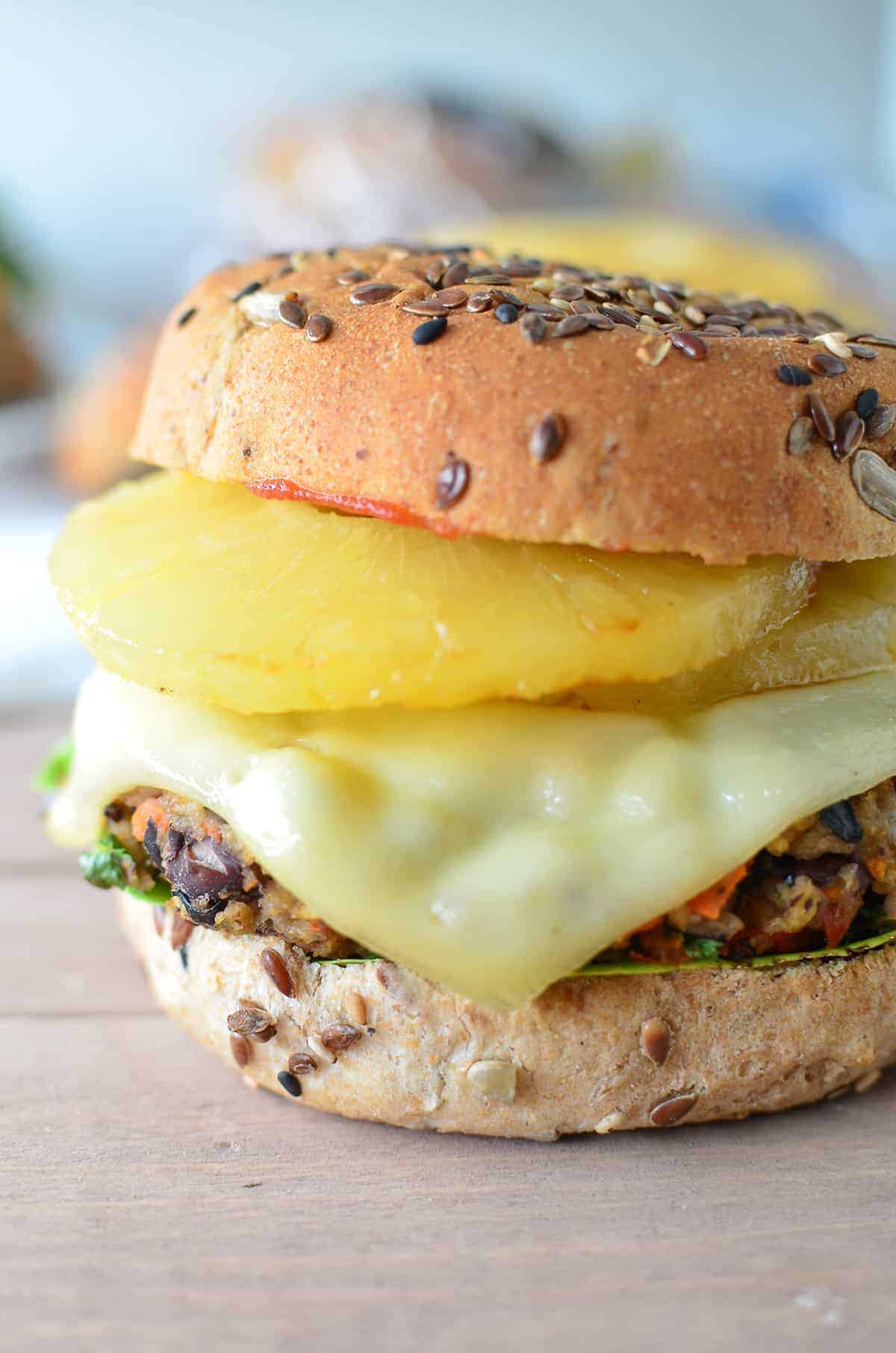 Hawaiian Veggie Burgers Recipe - Delish Knowledge