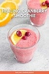 Healing Cranberry Smoothie