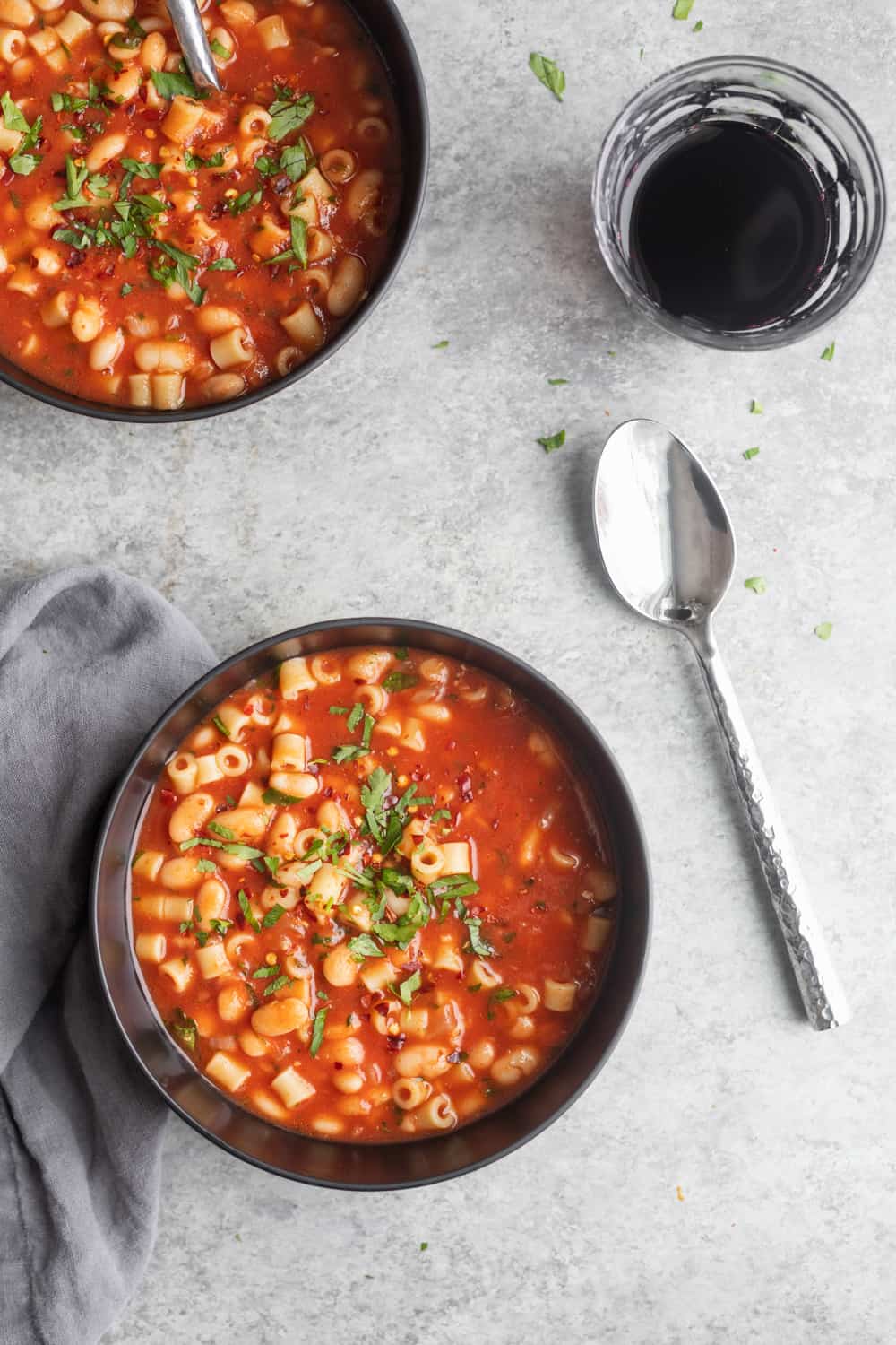 Bowl Of Pasta Fagioli 