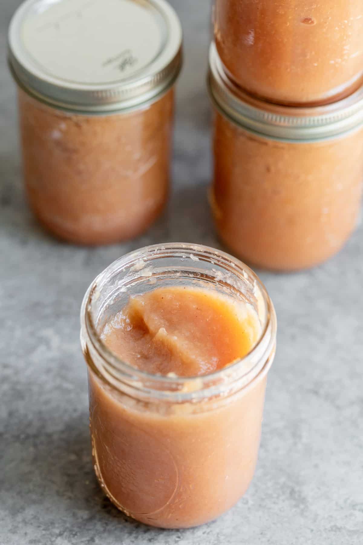 Applesauce In A Jar