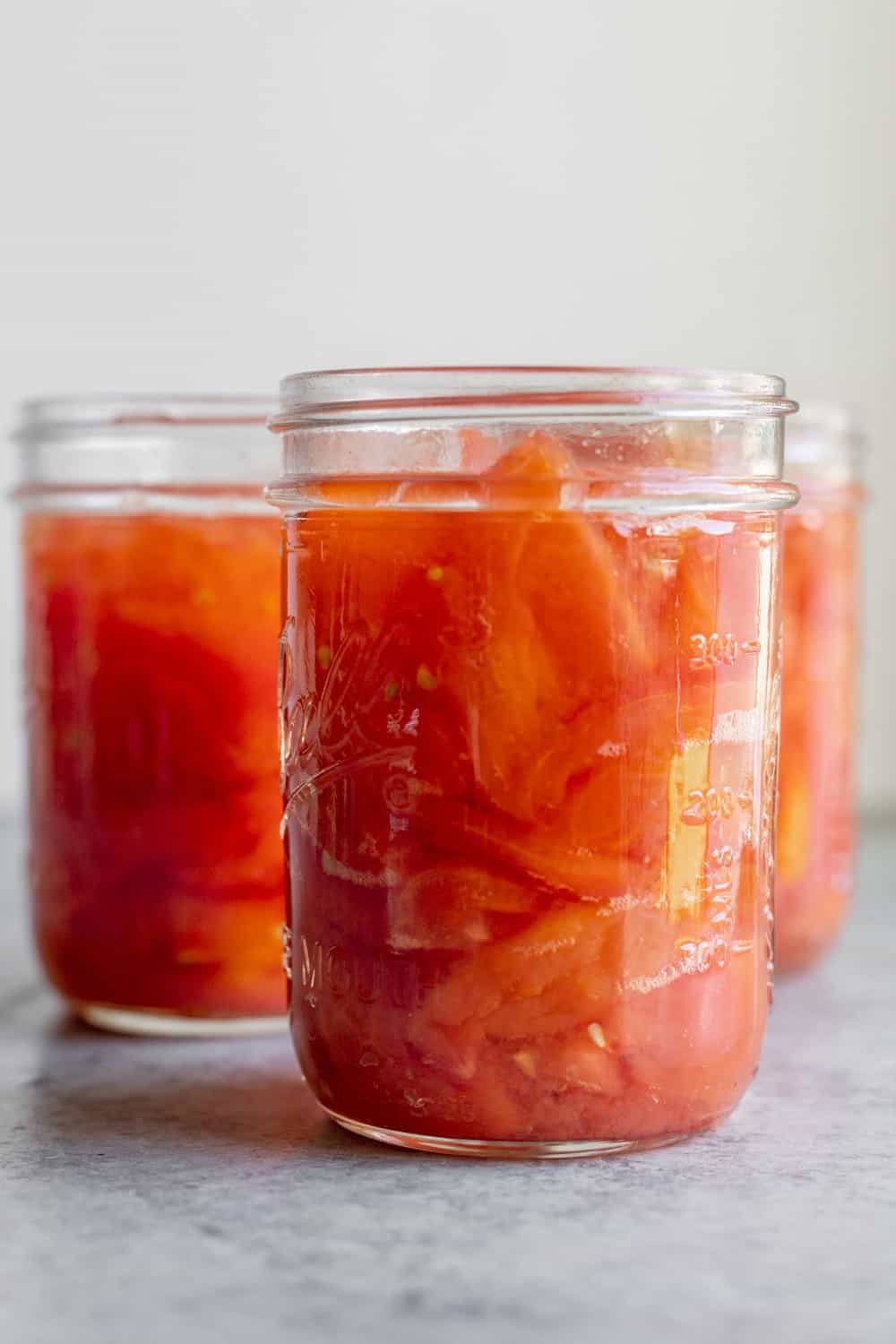 Hot Packed Tomatoes For Canning