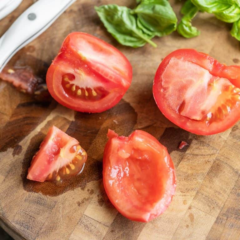 How to Core Tomatoes Step by Step Directions Delish Knowledge