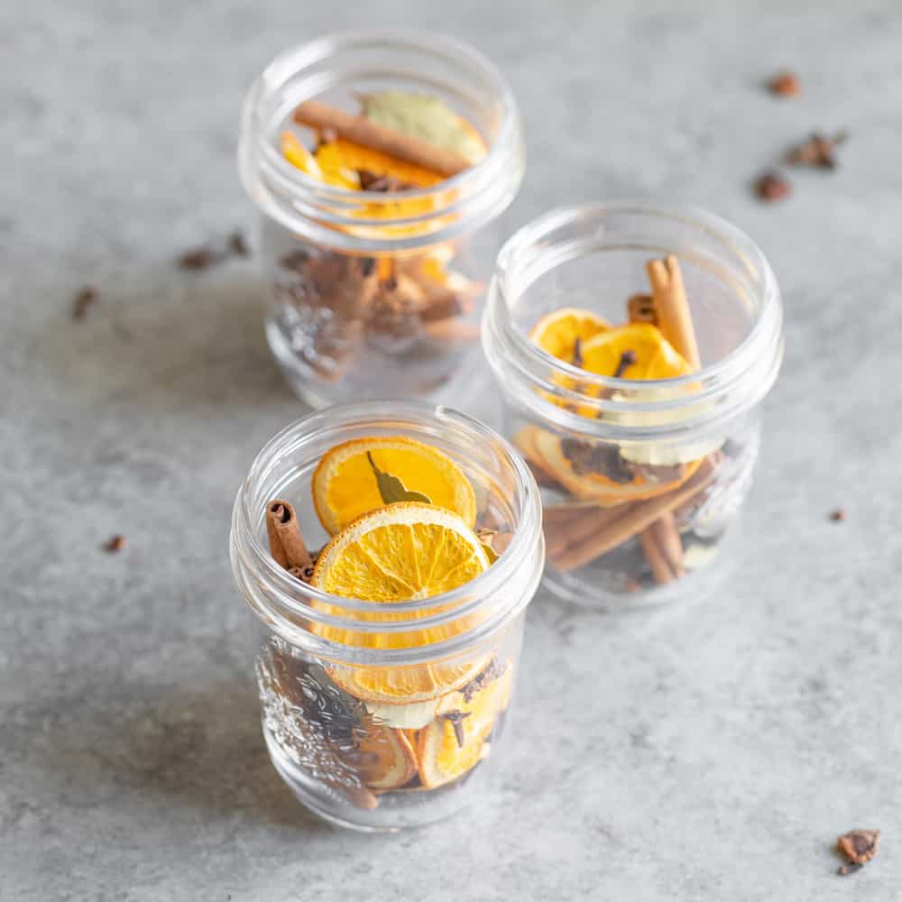 Homemade Stovetop Potpourri Jars 