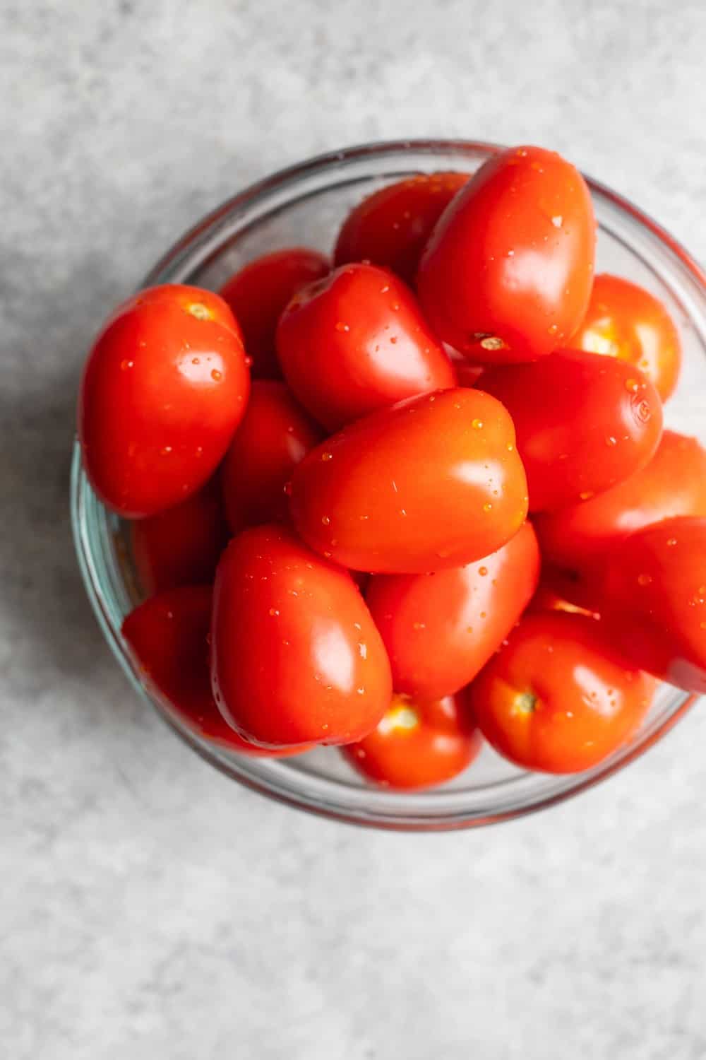 Bowl Of Roma Tomatoes