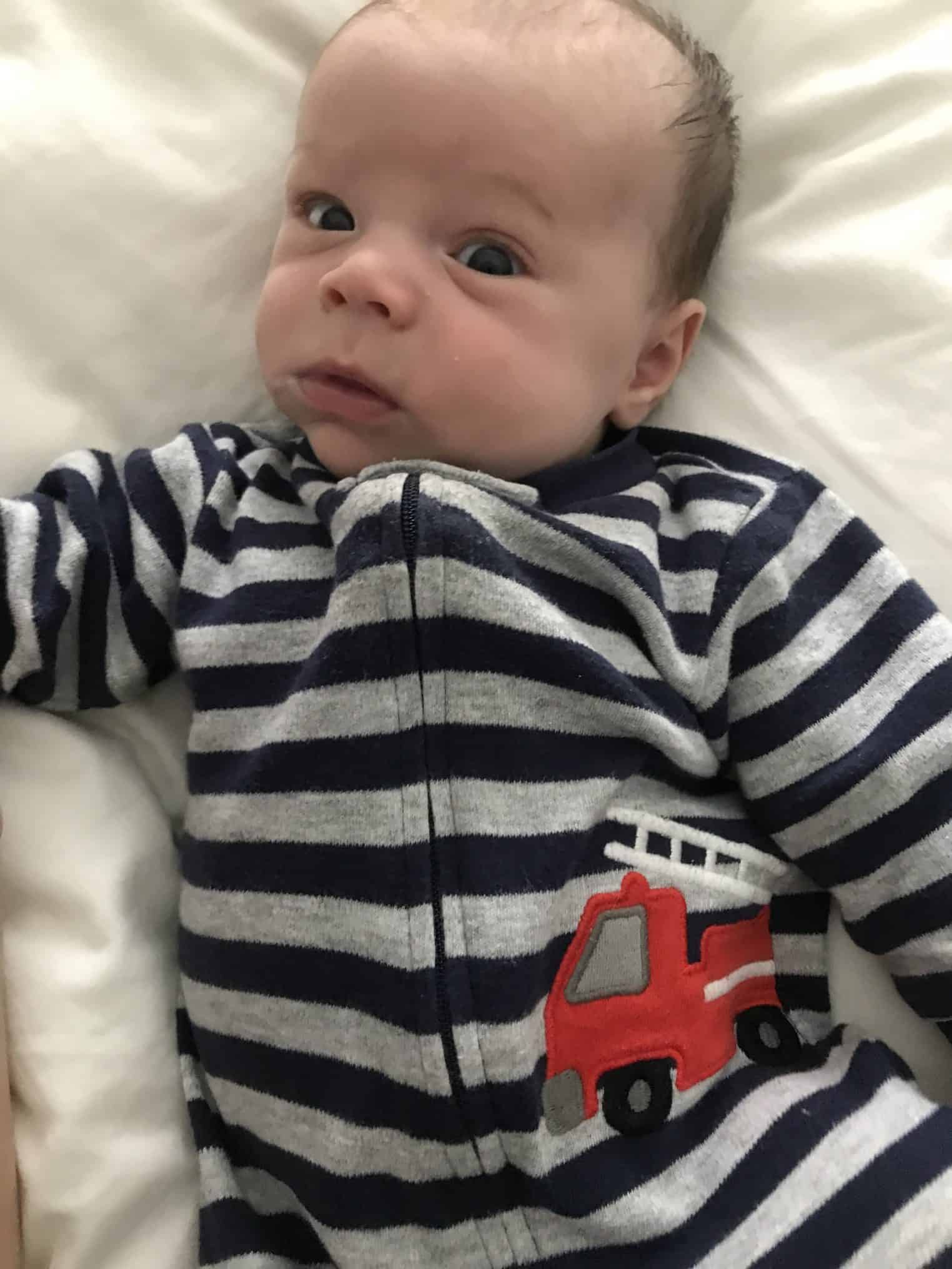 My Little Man, Only A Few Weeks Old. 