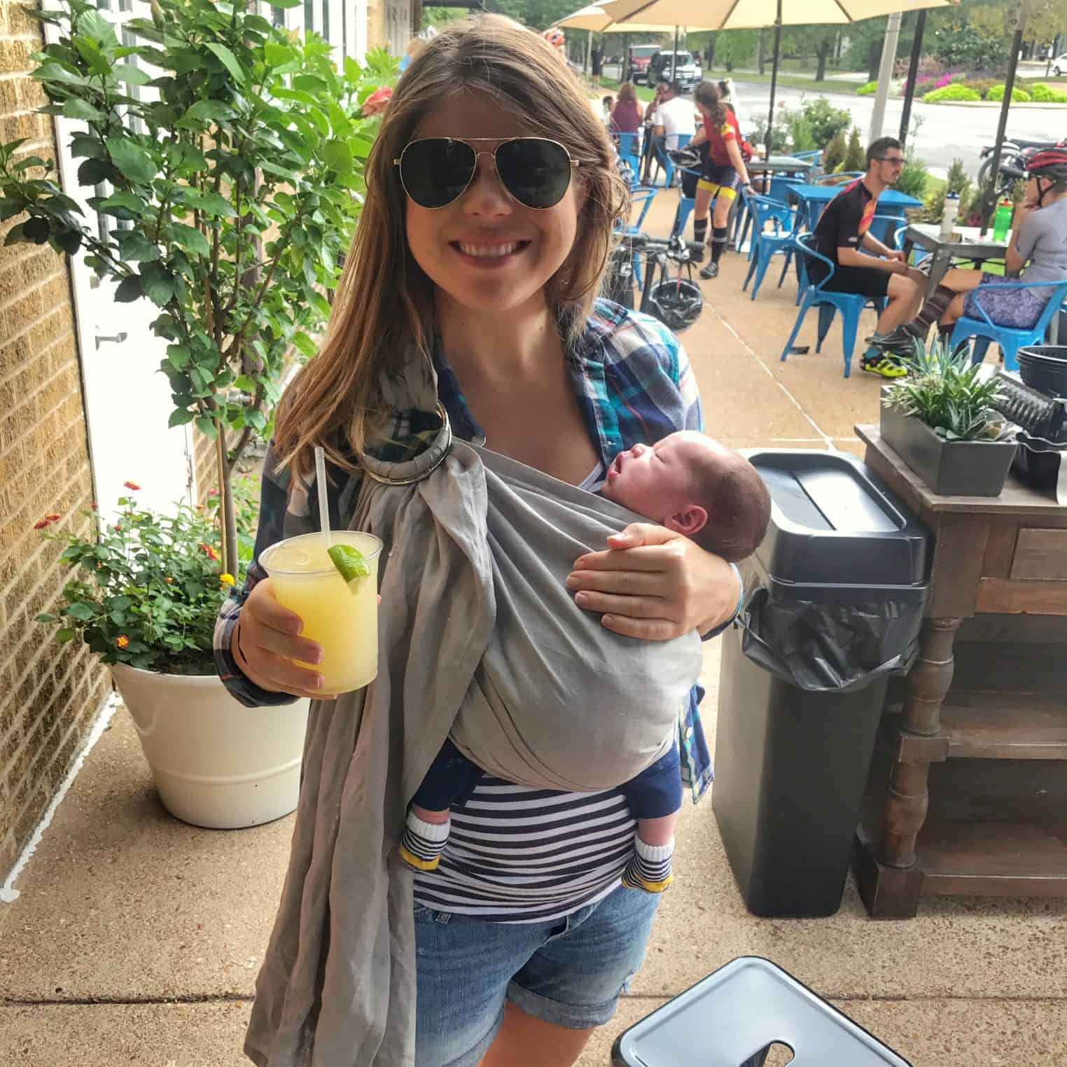 With Our 1 Week Old! Grabbing Tacos &Amp; Margaritas