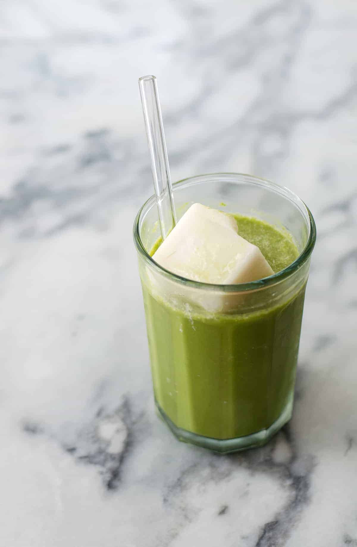 Iced Vanilla Matcha Latte Recipe