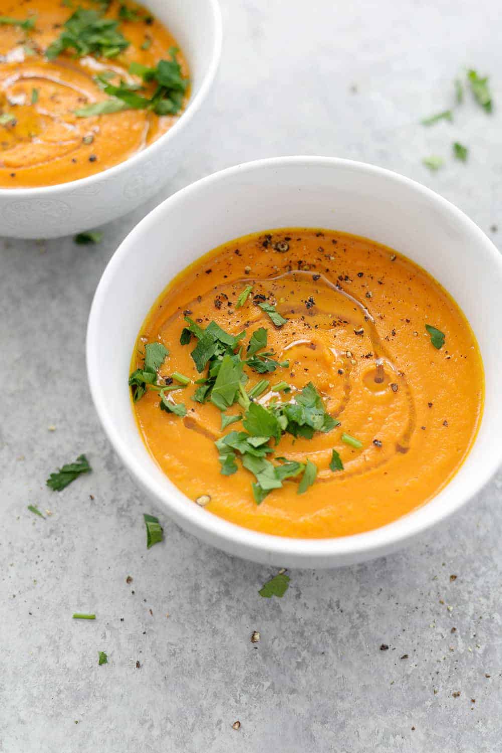 Carrot Ginger Soup - I Heart Vegetables