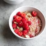 bowl of instant pot oats with berries