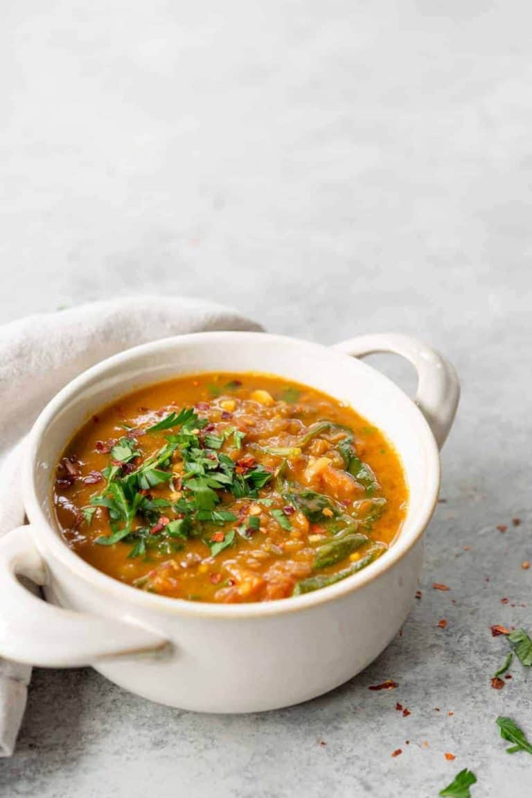 Vegan Instant Pot Lentil Soup Recipe (Quick & Easy) - Delish Knowledge