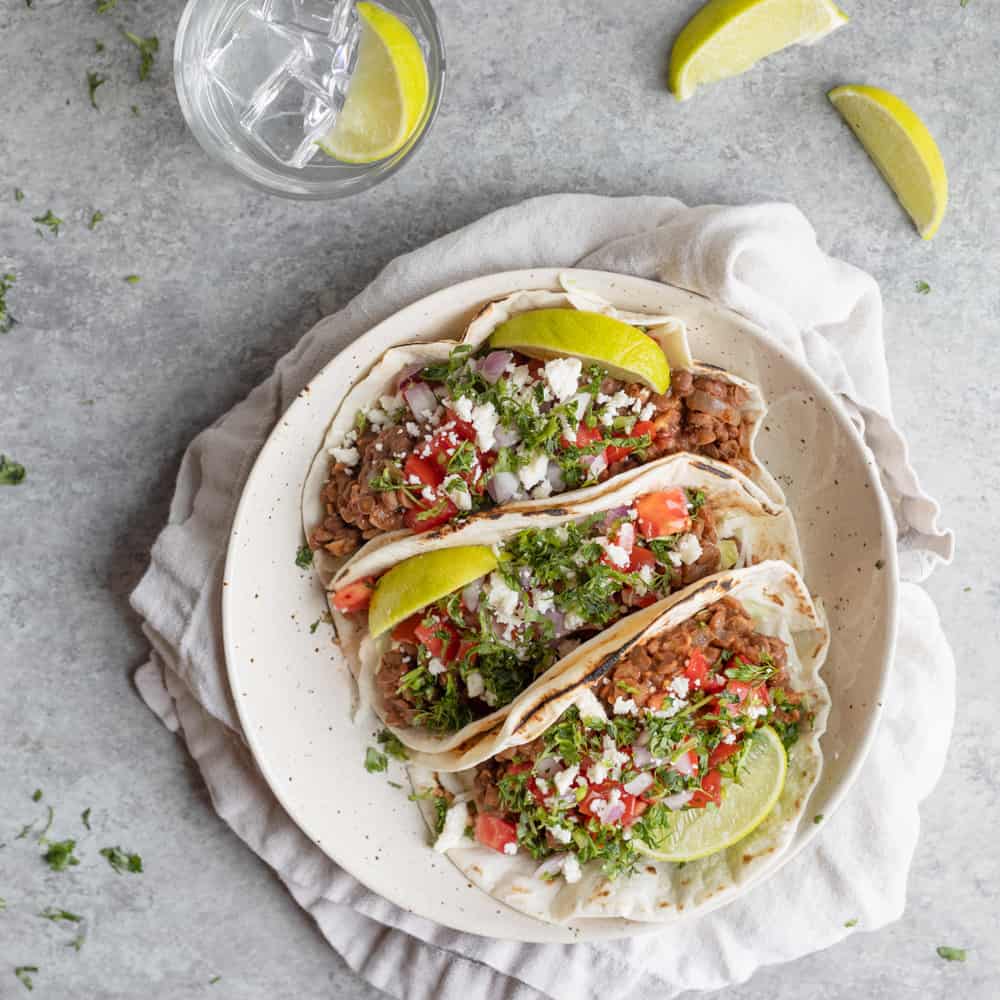 Instant Pot Lentil Walnut Taco Meat