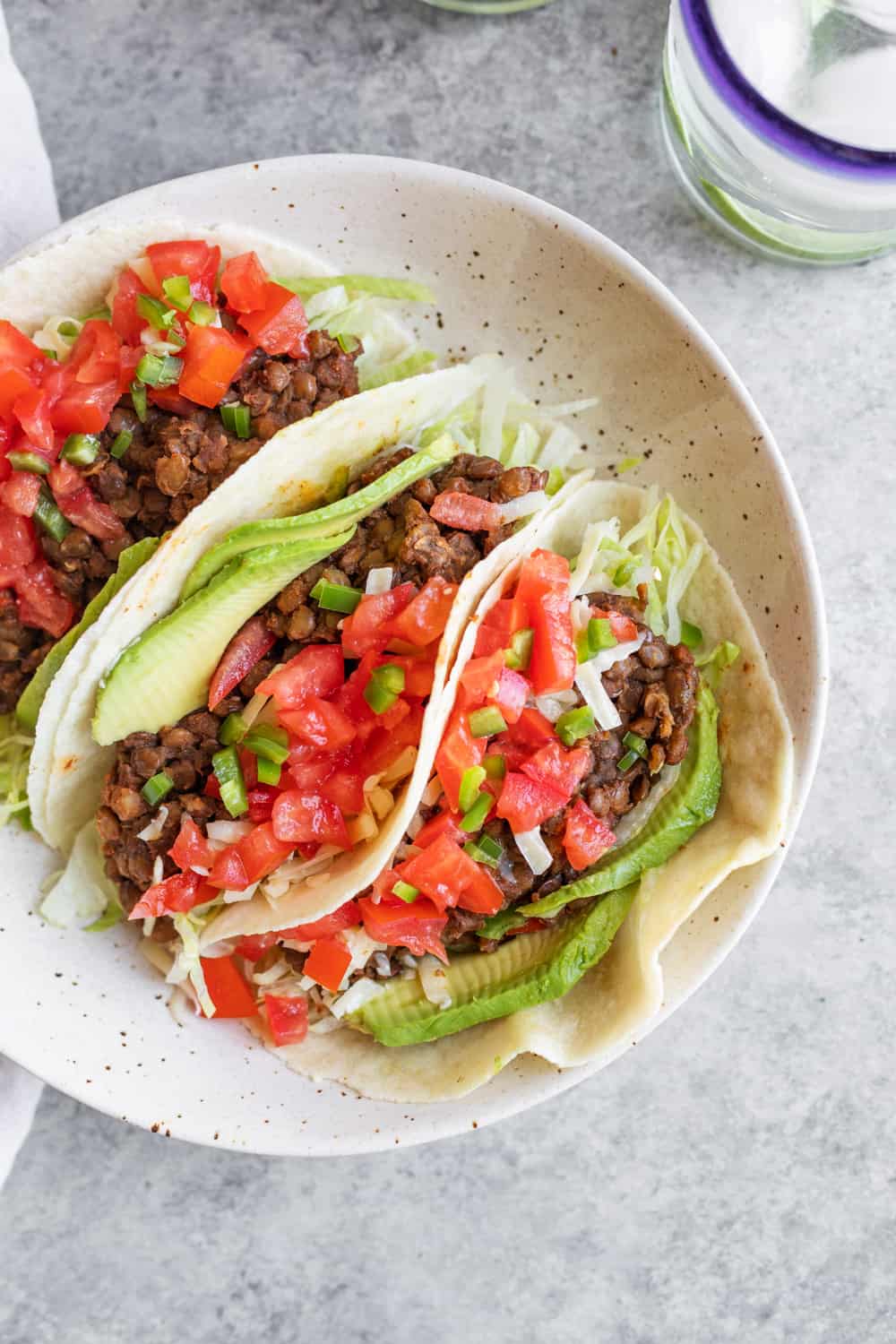 Instant Pot Vegan Lentil Tacos 