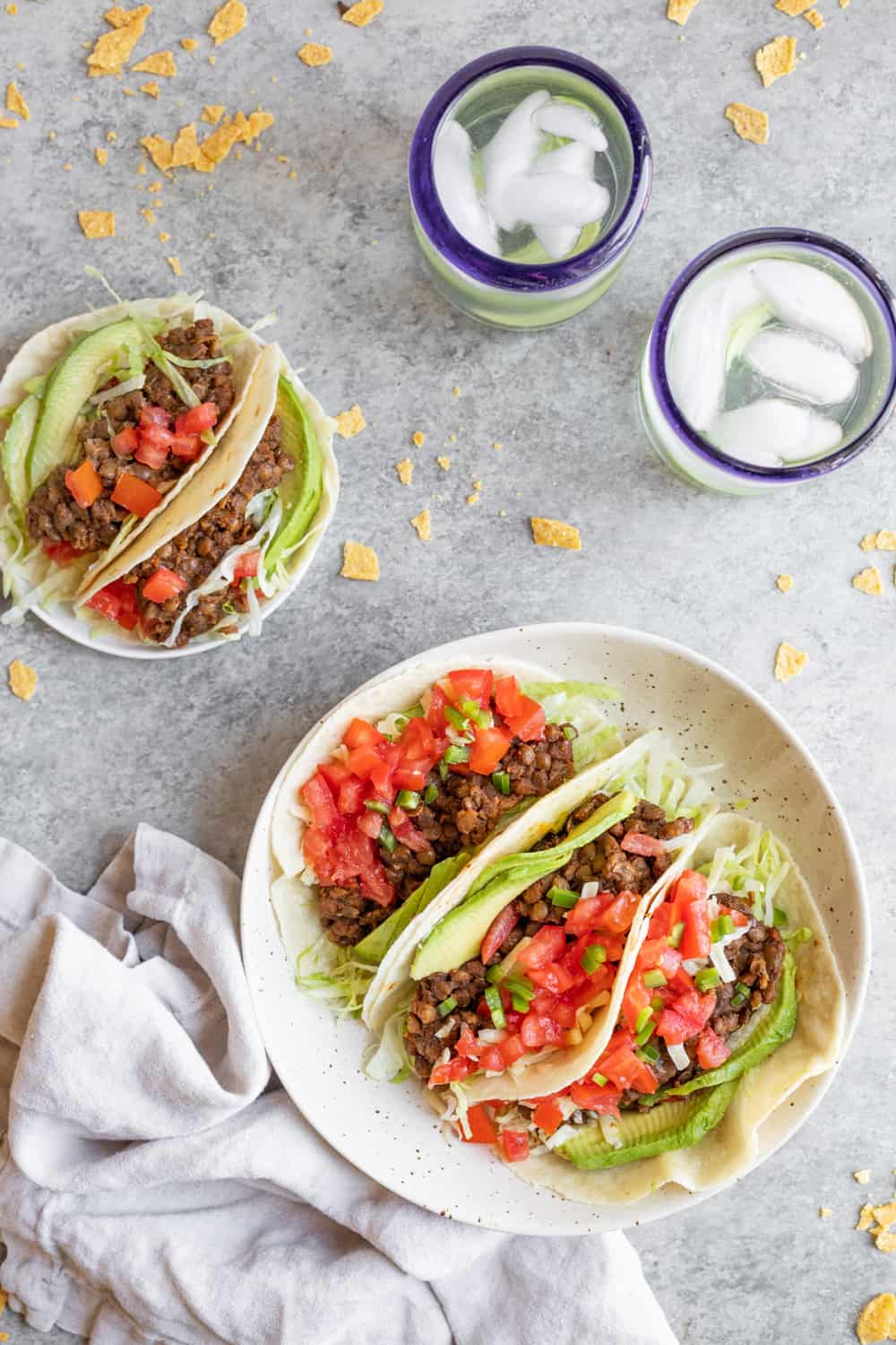 Instant Pot Vegan Lentil Tacos