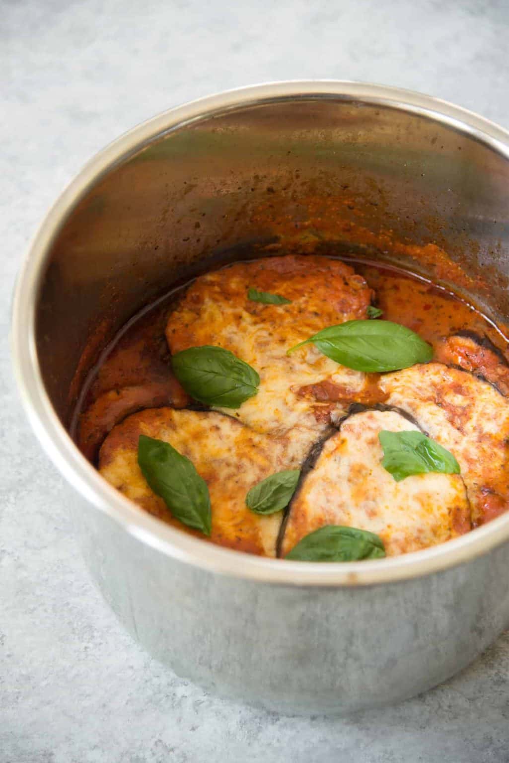 Eggplant Parmesan in the Instant Pot - Delish Knowledge