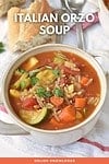 Italian Orzo Soup