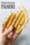 italian panini with texts